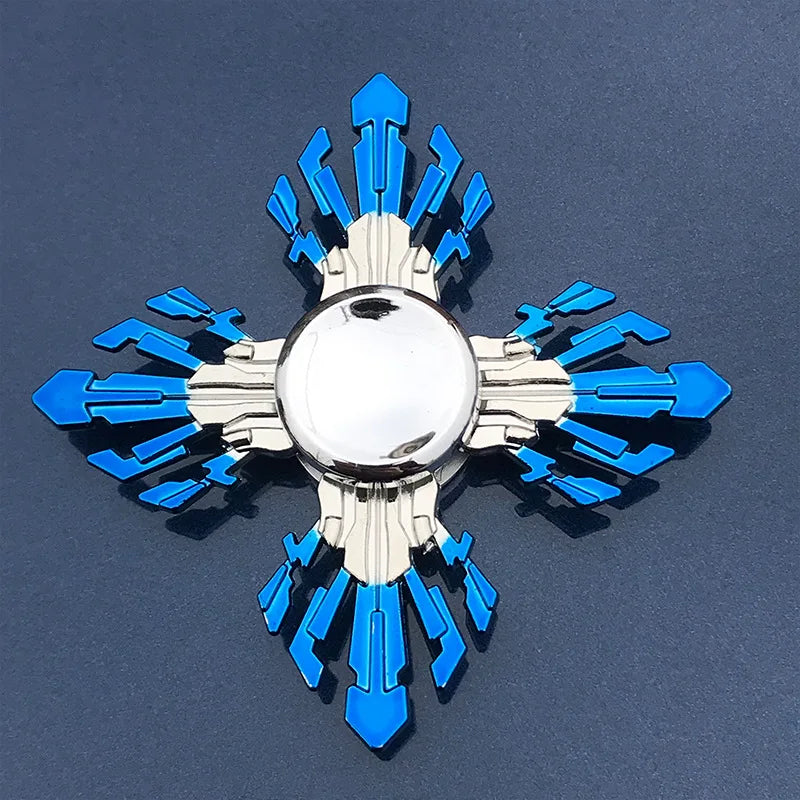 Colorful Metal Fidget Spinner – Zinc Alloy Hand Spinner for Adults