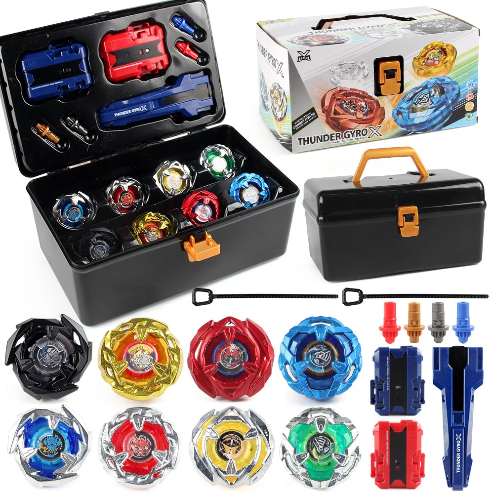Battle Spinning Tops Set with Launchers