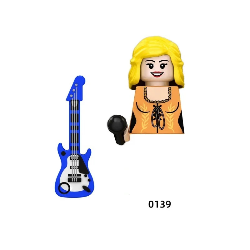 Female Singer Building Blocks – Mini Music Figure DIY Set