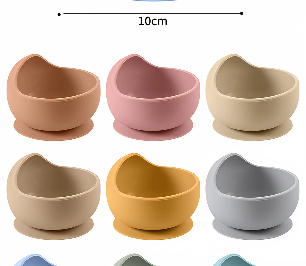 Silicone Suction Cup Bowl – Non-Slip Baby Feeding