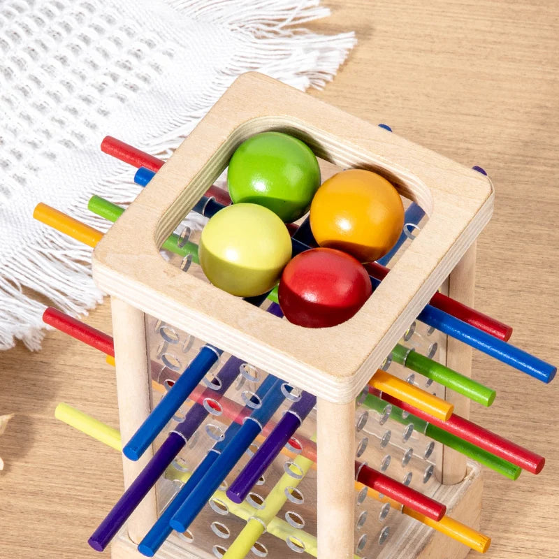 Stick Picking Game Wooden Montessori Parent Child Board Game