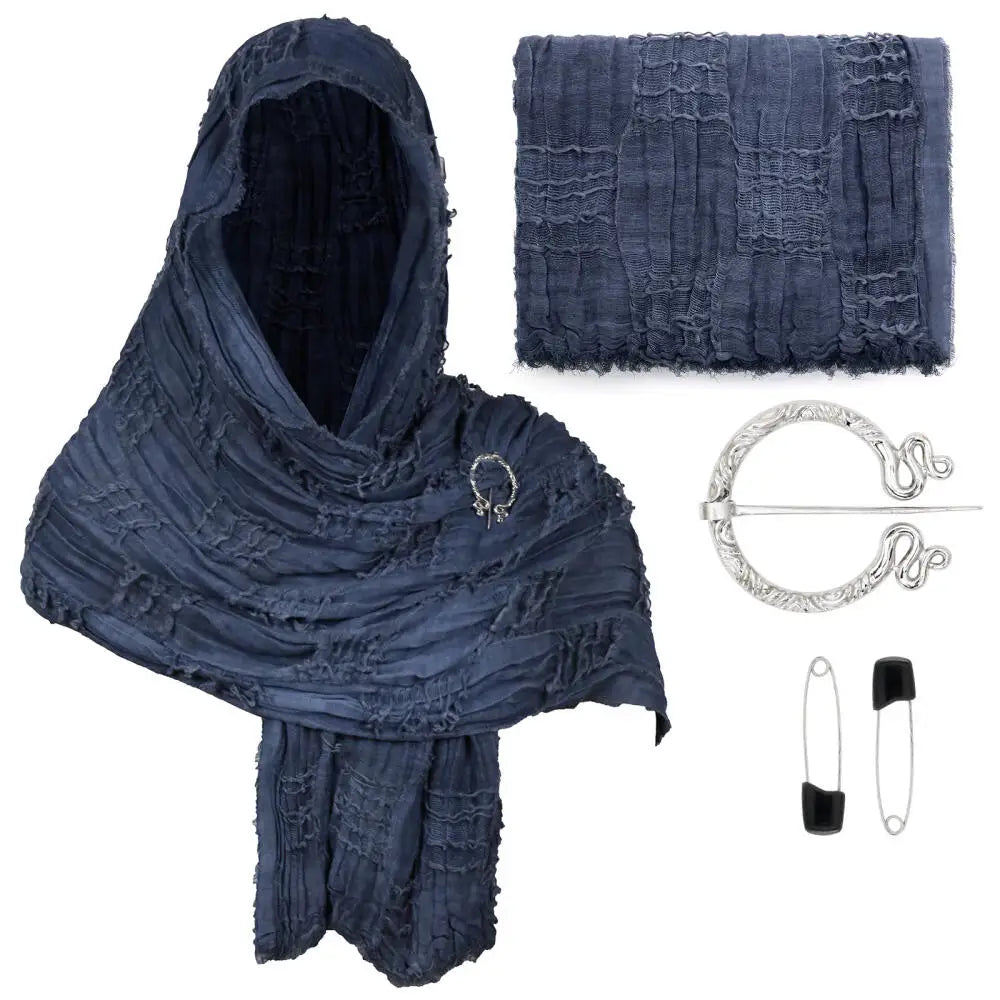 Medieval Hooded Cloak – Renaissance Halloween Costume Scarf
