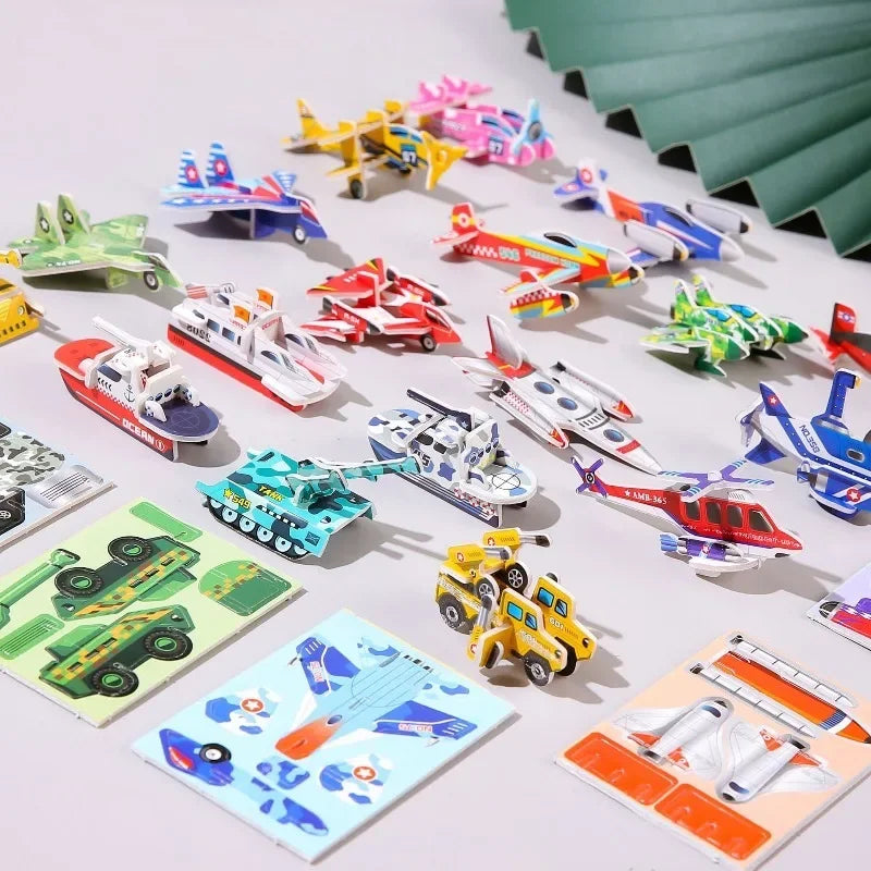 3D Paper Puzzle – DIY Animal & Model Craft Kit