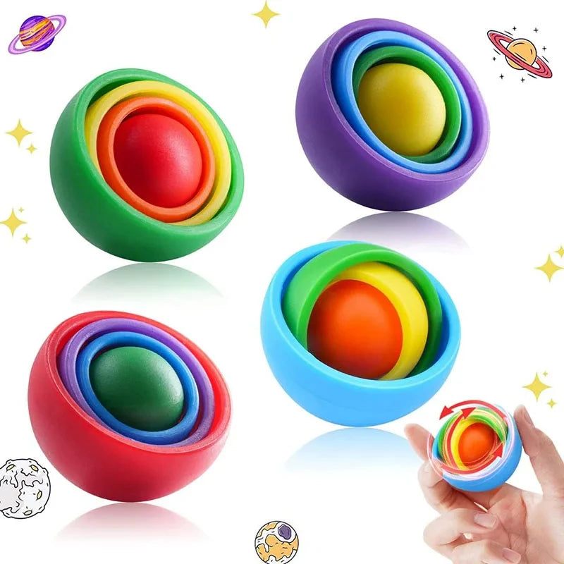 3D Rotation Ball Fidget Toy – Gyro Spinner Sensory Toy
