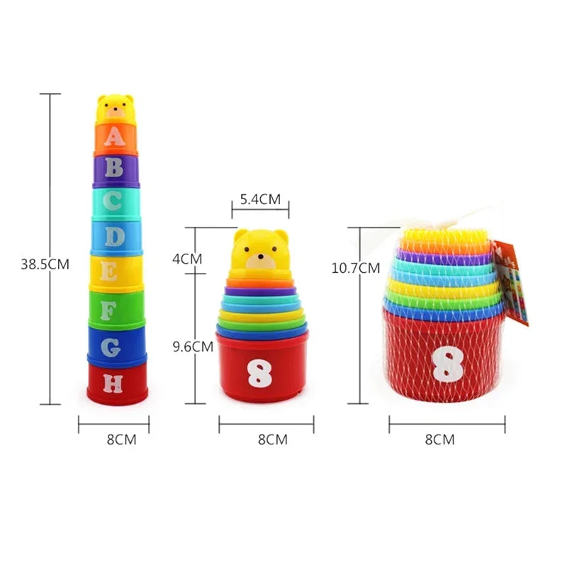 Cup Stacking Game – Educational Speed & Matching Toy for Kids