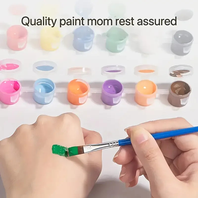 Dinosaur Painting Kit – DIY Dinosaur Art Set with Paints for Kids