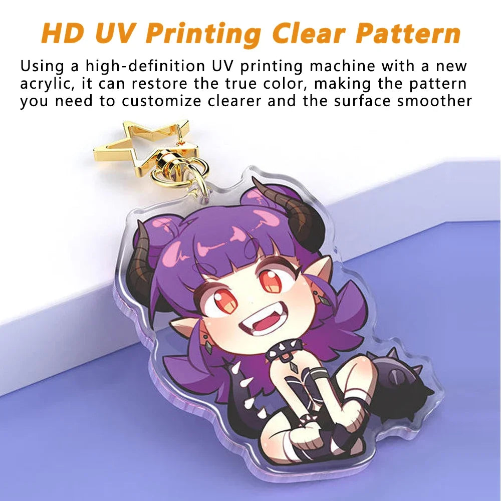 Personalized Acrylic Keychain – Custom Photo Charm for Bags & Keys