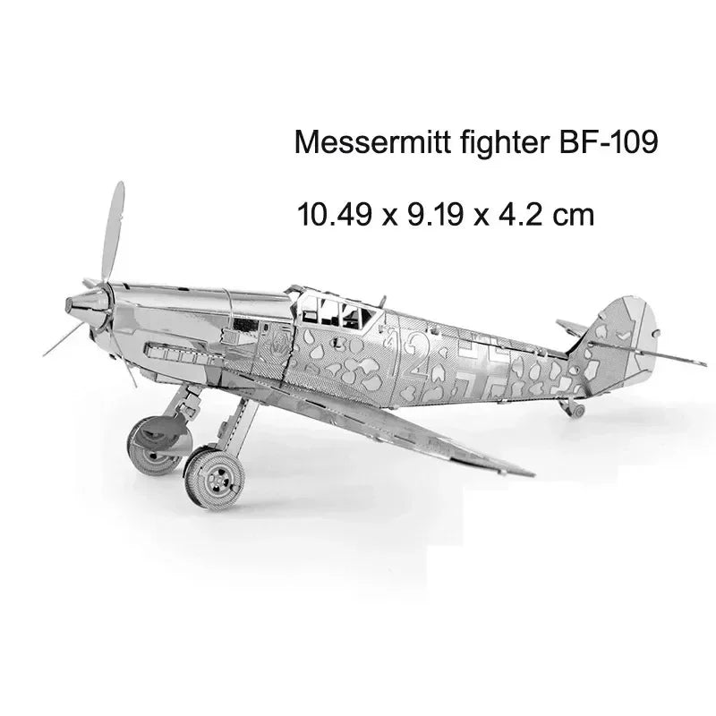 3D Metal Puzzle – DIY Aircraft & Helicopter Model Kit