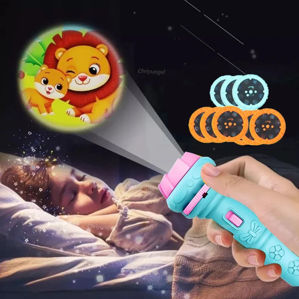 Kids Projector Flashlight – 80 Images Bedtime Story Toy