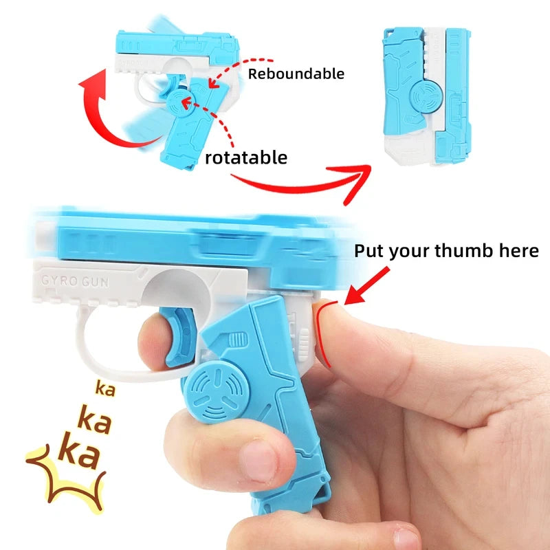 2-in-1 Fidget Spinner Toy – Transformable Hand Spinner for Kids