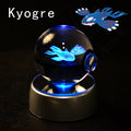 3D Crystal Ball Night Light – Glass LED Decorative Lamp