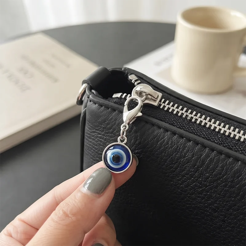 Evil Eye Keychain, Blue Eye Bag Charm Decorative Key Ring