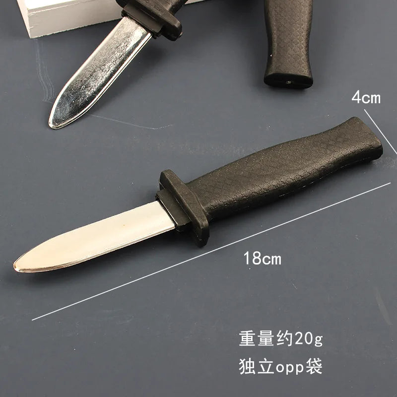 18CM Telescopic Knife Fake Knife Children's Tricky Toys Stage Show Magic Props Kids Funny Toys Halloween Decoration Party Gifts