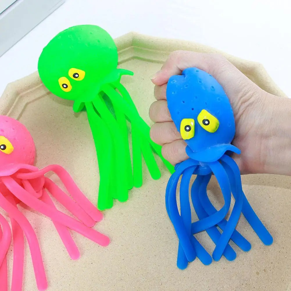 Octopus Bath Toy – Squeeze Water Toy for Kids