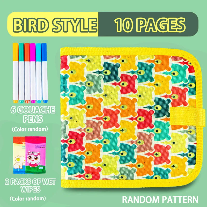 Reusable Drawing Pad for Kids – Erasable Doodle Book