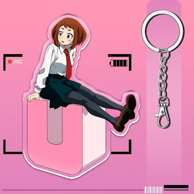 Anime Acrylic Keychain 12cm Backpack Charm Pendant