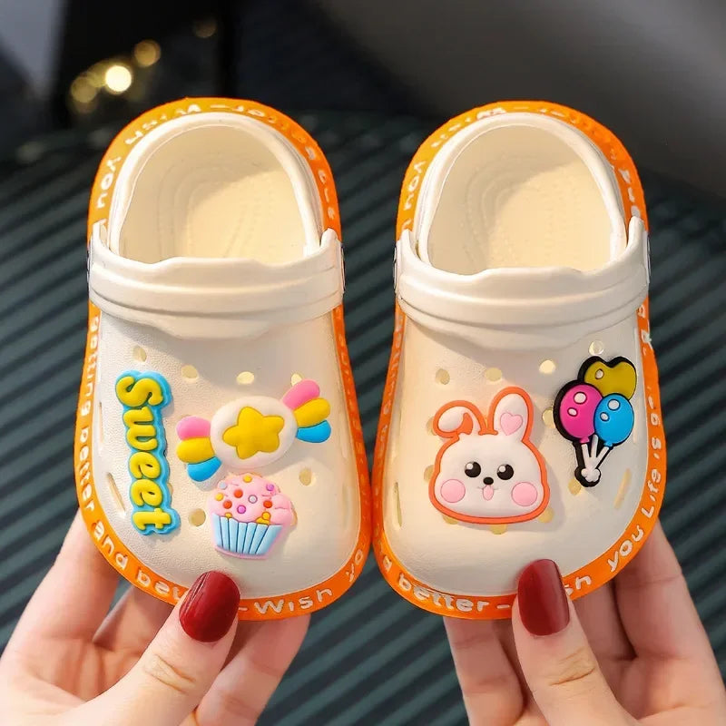 Kids Summer Sandals – Lightweight Slip-On Beach Shoes