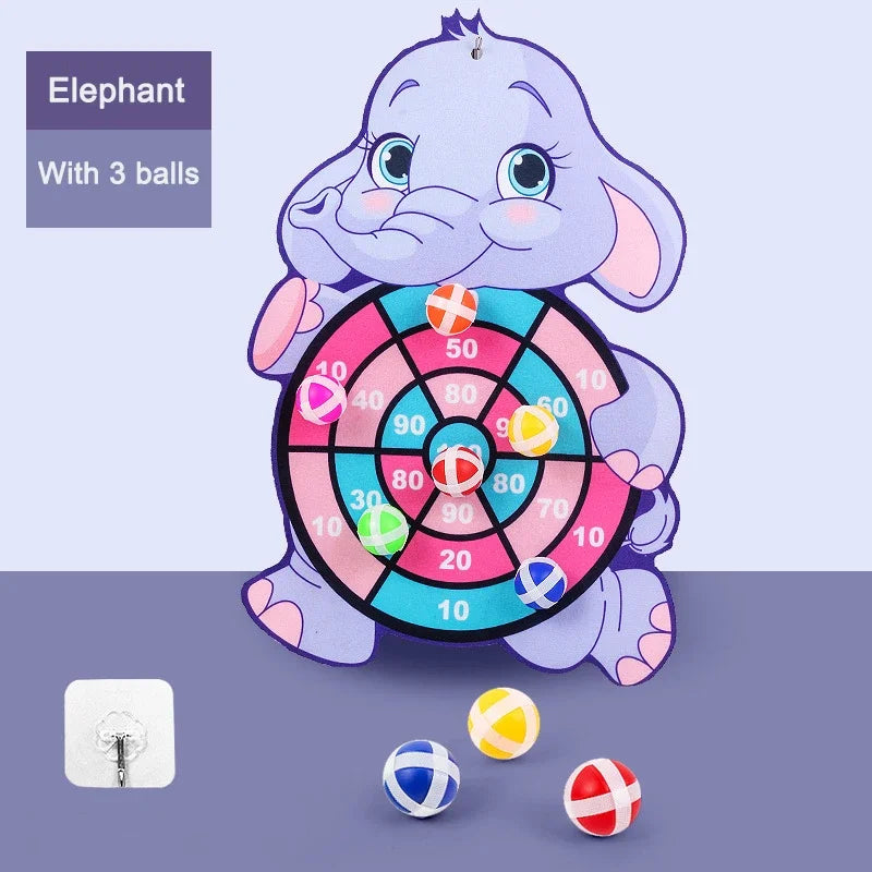 Sticky Ball Dart Board – Indoor Target Throwing Game for Kids