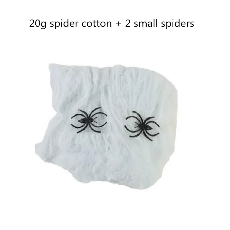 Giant Halloween Spider – Scary Spider Web Outdoor Decor