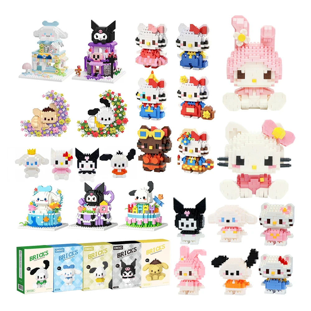 Cartoon Building Blocks – Mini ABS Assembly Brick Set