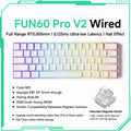 MONSGEEK FUN60 PRO&MAX HE Machanical Keyboard Magnetic Switch 60% Wireless Gaming Keyboard Rapid Trigger 8K ARGB Custom Keyboard