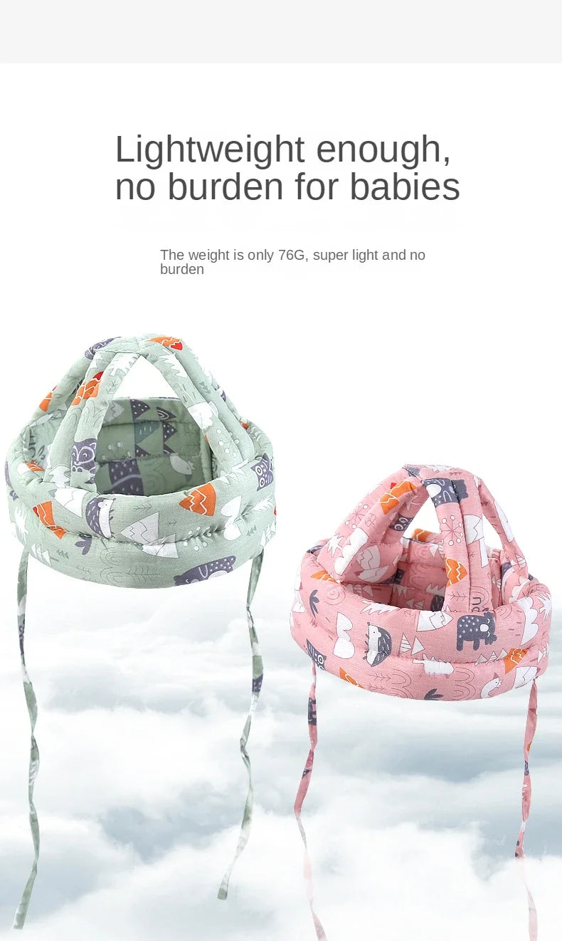 Baby Safety Helmet – Soft Padded Adjustable Protective Hat