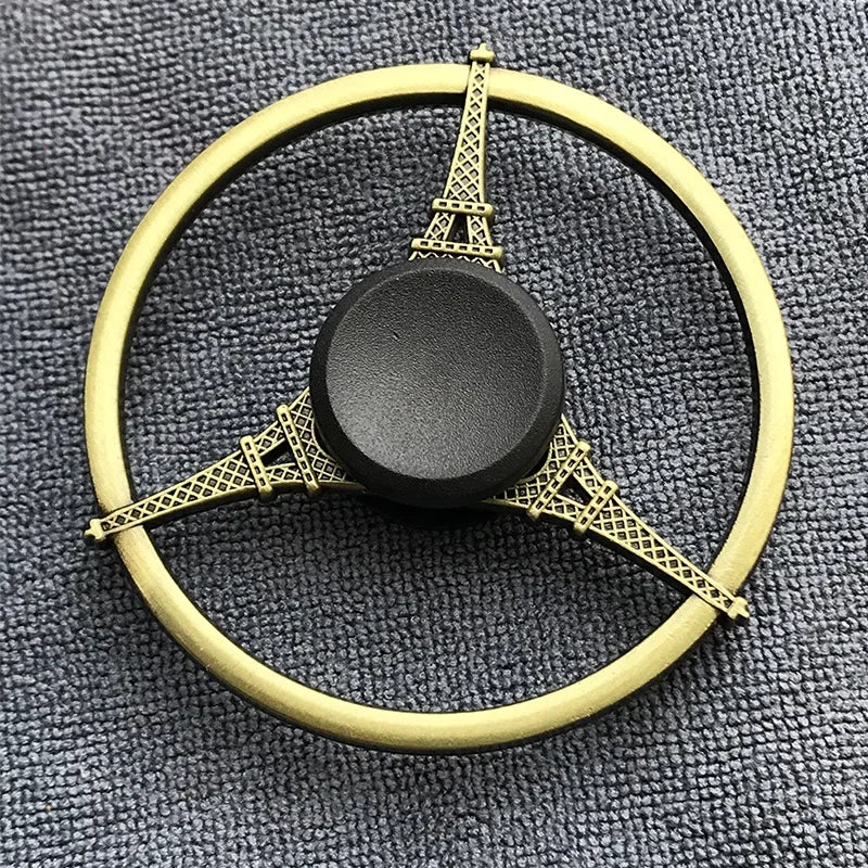 Bronze Metal Fidget Spinner – Alloy Hand Spinner Stress Relief Toy