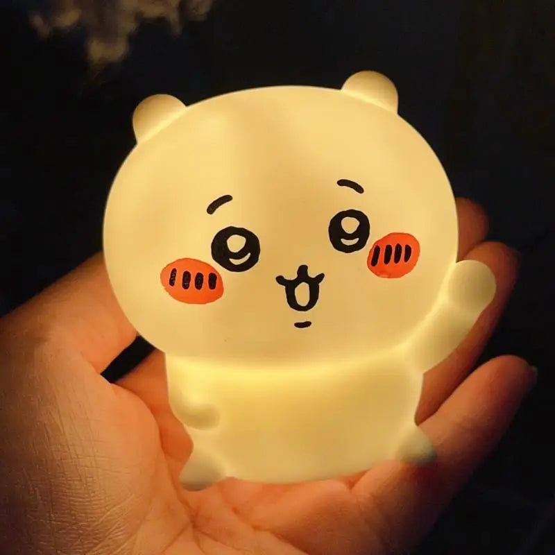 Anime Night Light – Kawaii Vinyl Doll Bedroom Desktop Decoration