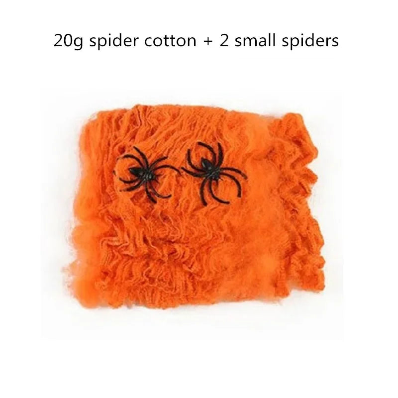 Giant Halloween Spider – Scary Spider Web Outdoor Decor
