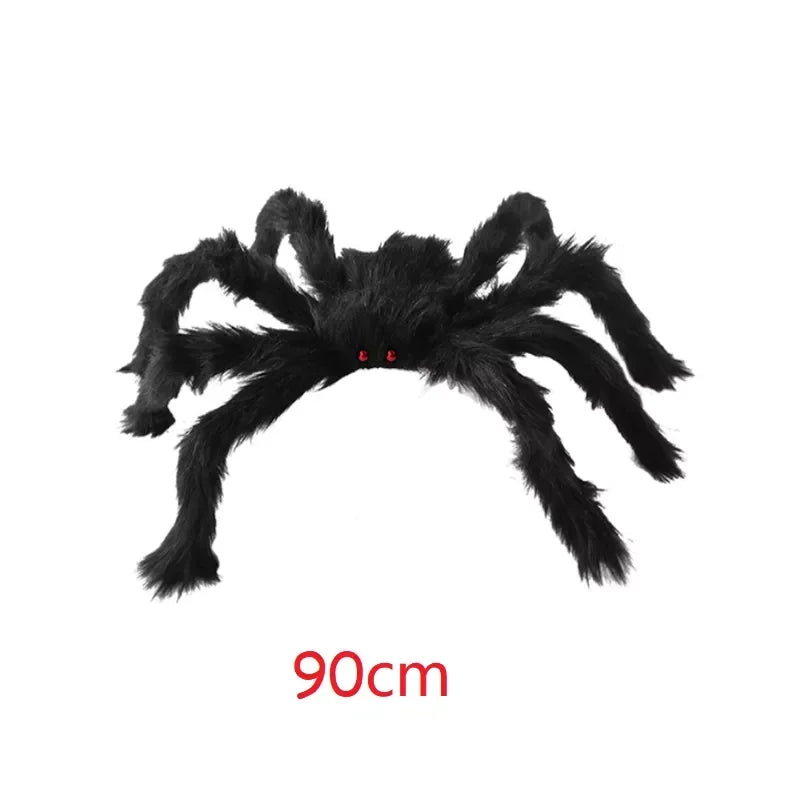 Giant Plush Spider – Large Halloween Decoration