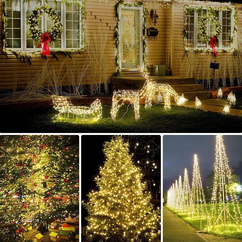 Solar String Lights Outdoor – LED Fairy Lights for Garden & Holidays
