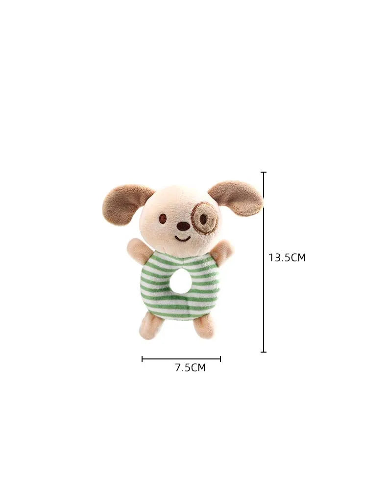 Baby Rattle Toy – Plush Animal Infant Sensory Toy