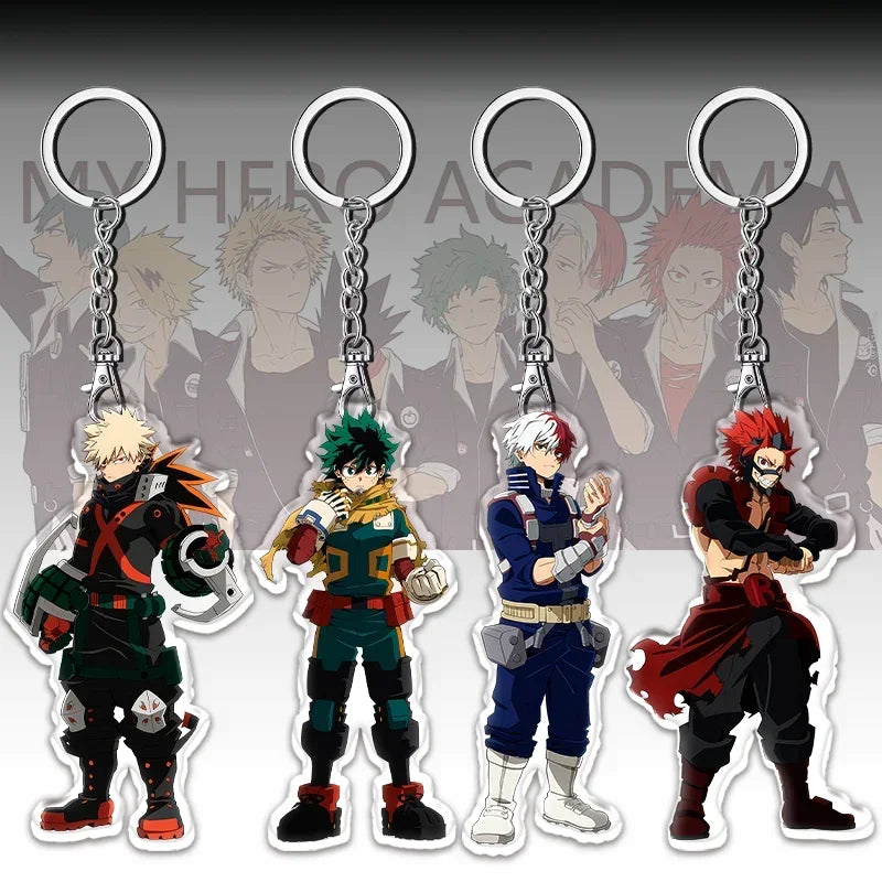 Anime Acrylic Keychain 12cm Backpack Charm Pendant