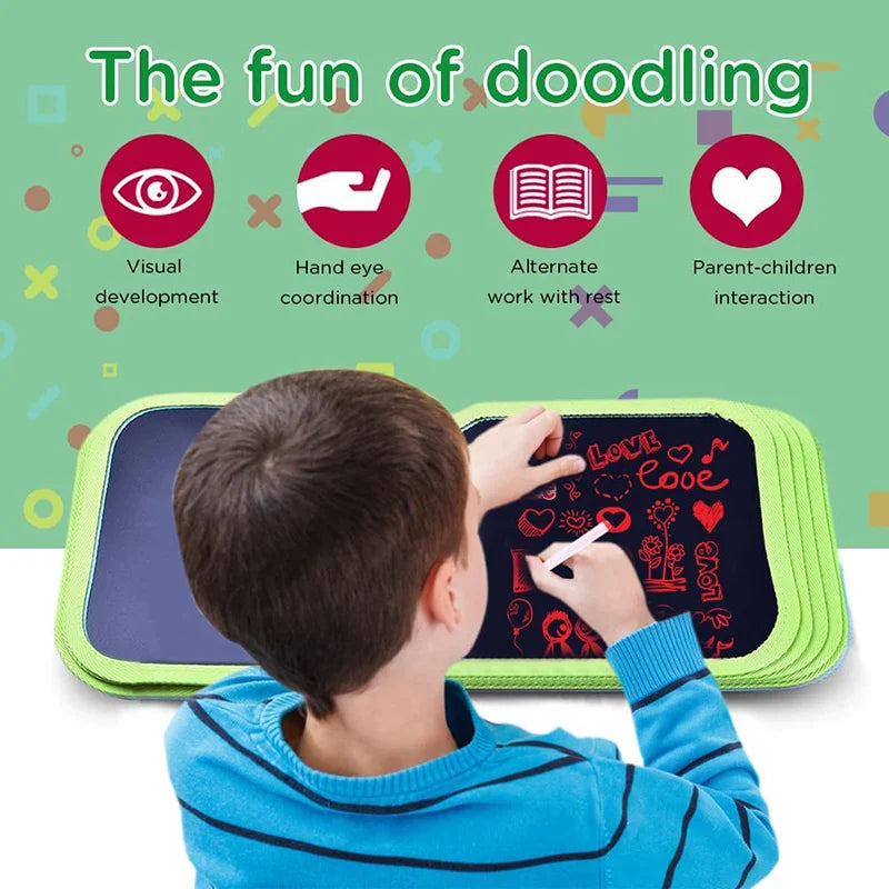 Reusable Drawing Book for Kids – Erasable Doodle Pad with Drawing Pens