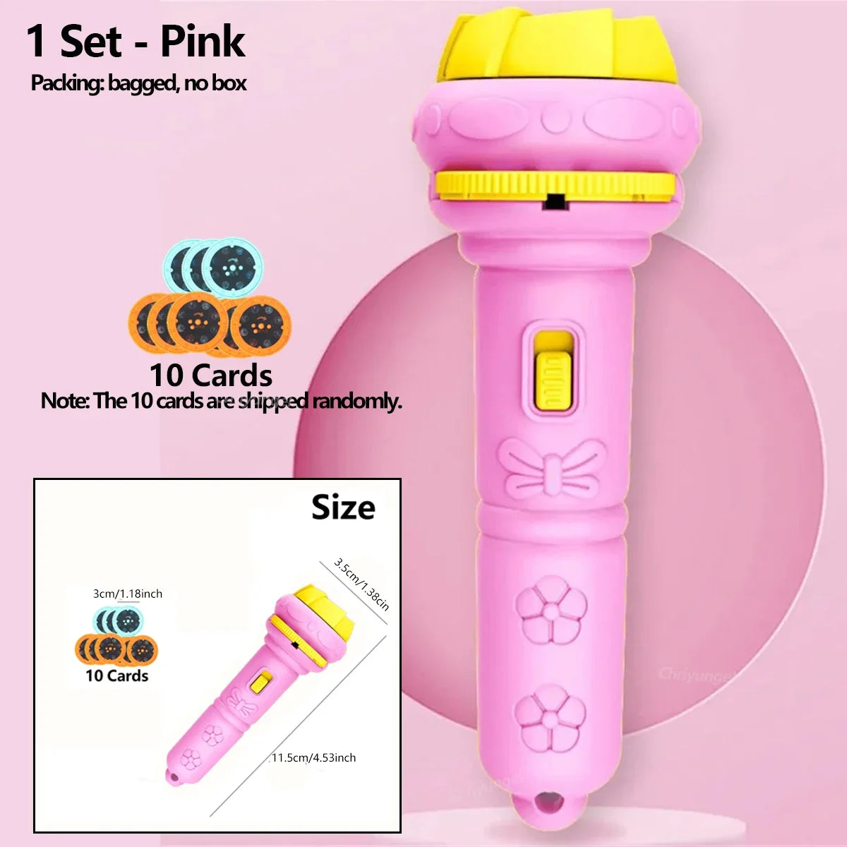 Kids Projector Flashlight – 80 Images Bedtime Story Toy