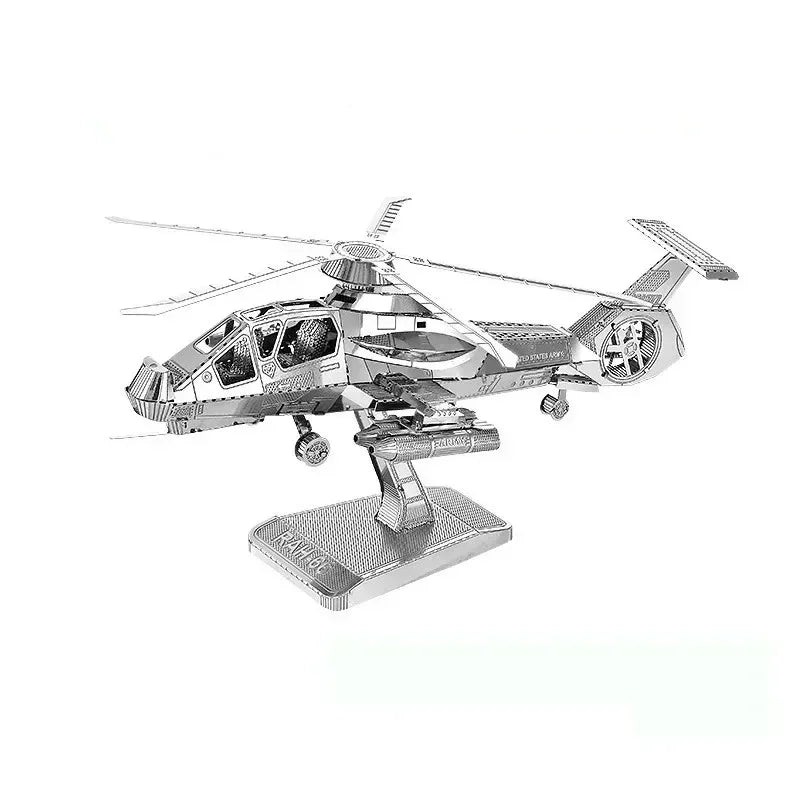 3D Metal Puzzle – DIY Aircraft & Helicopter Model Kit