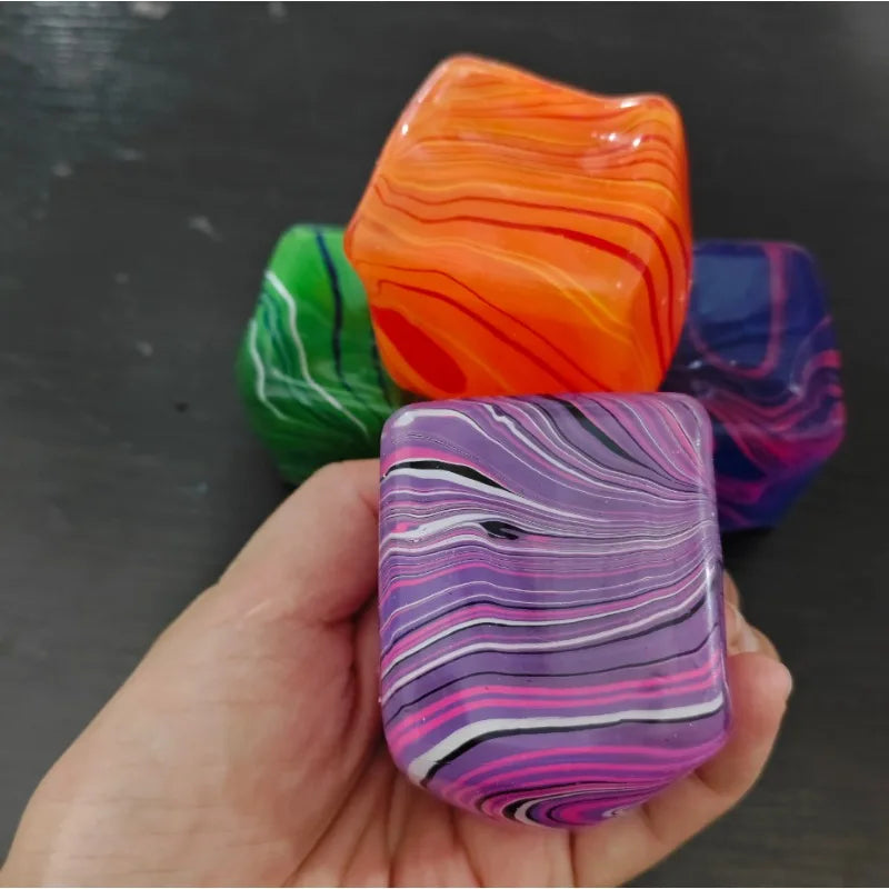 Sensory Stress Relief Toy – Soft Gel Fidget Cube Slow Rebound