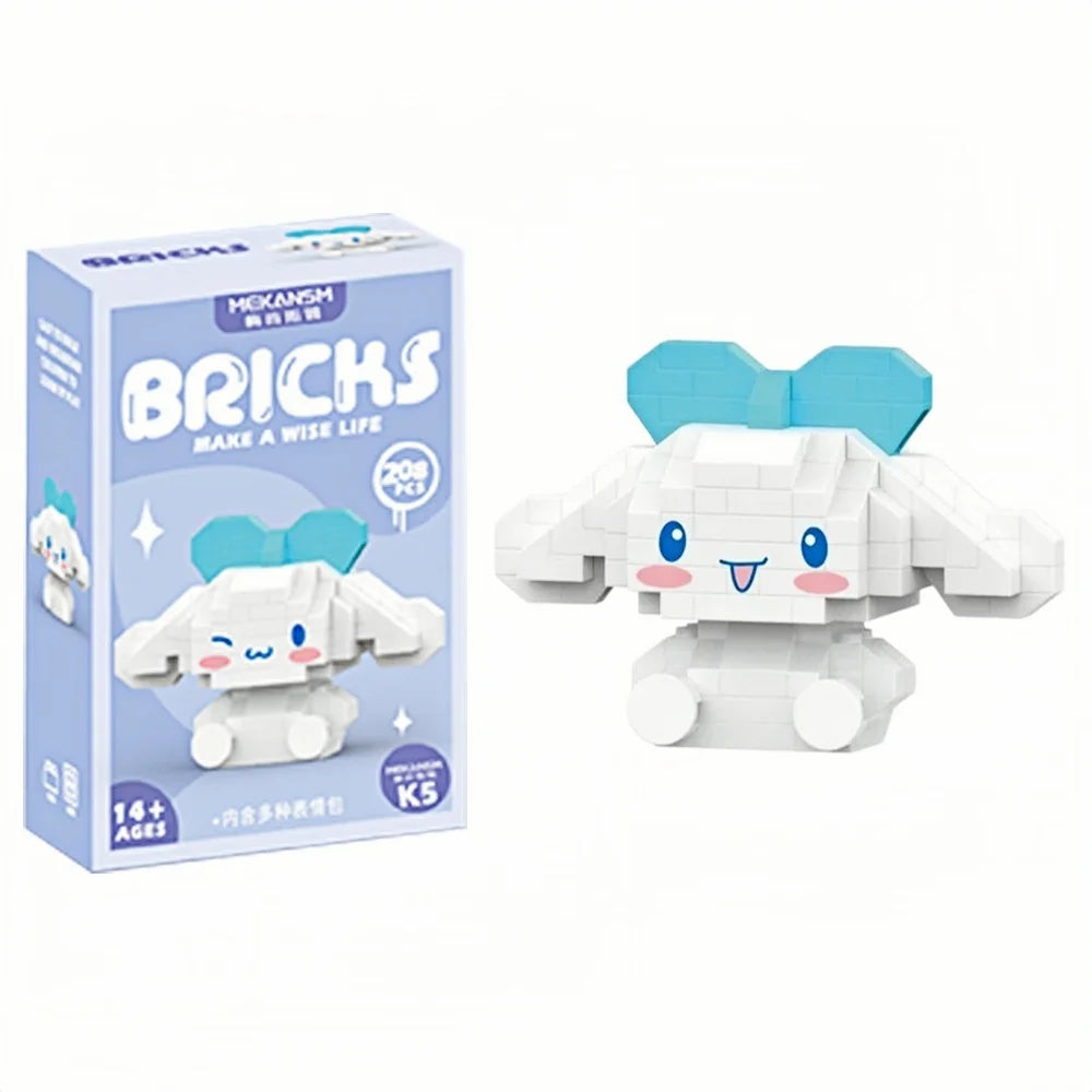 Cartoon Building Blocks – Mini ABS Assembly Brick Set