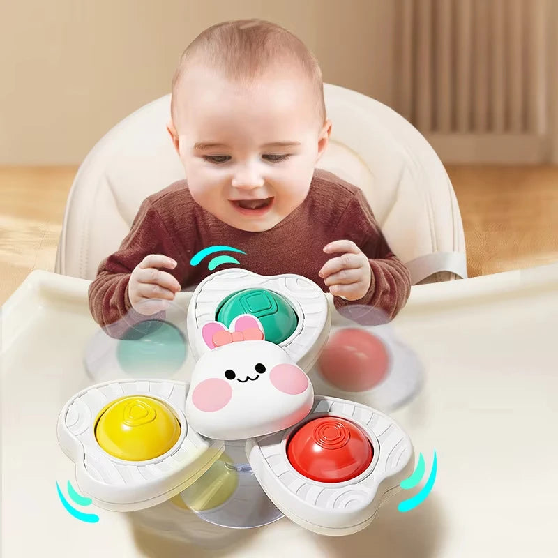 Baby Bath Toy, Suction Cup Spinning Waterwheel for Toddlers