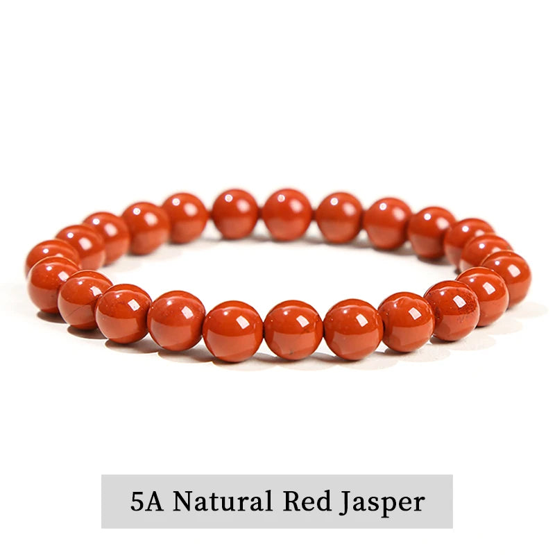 Natural Stone Bead Bracelet – Crystal & Agate Jewelry