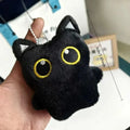 Black Cat Plush Toy – Cute Cuddly Cat Doll for Gifts