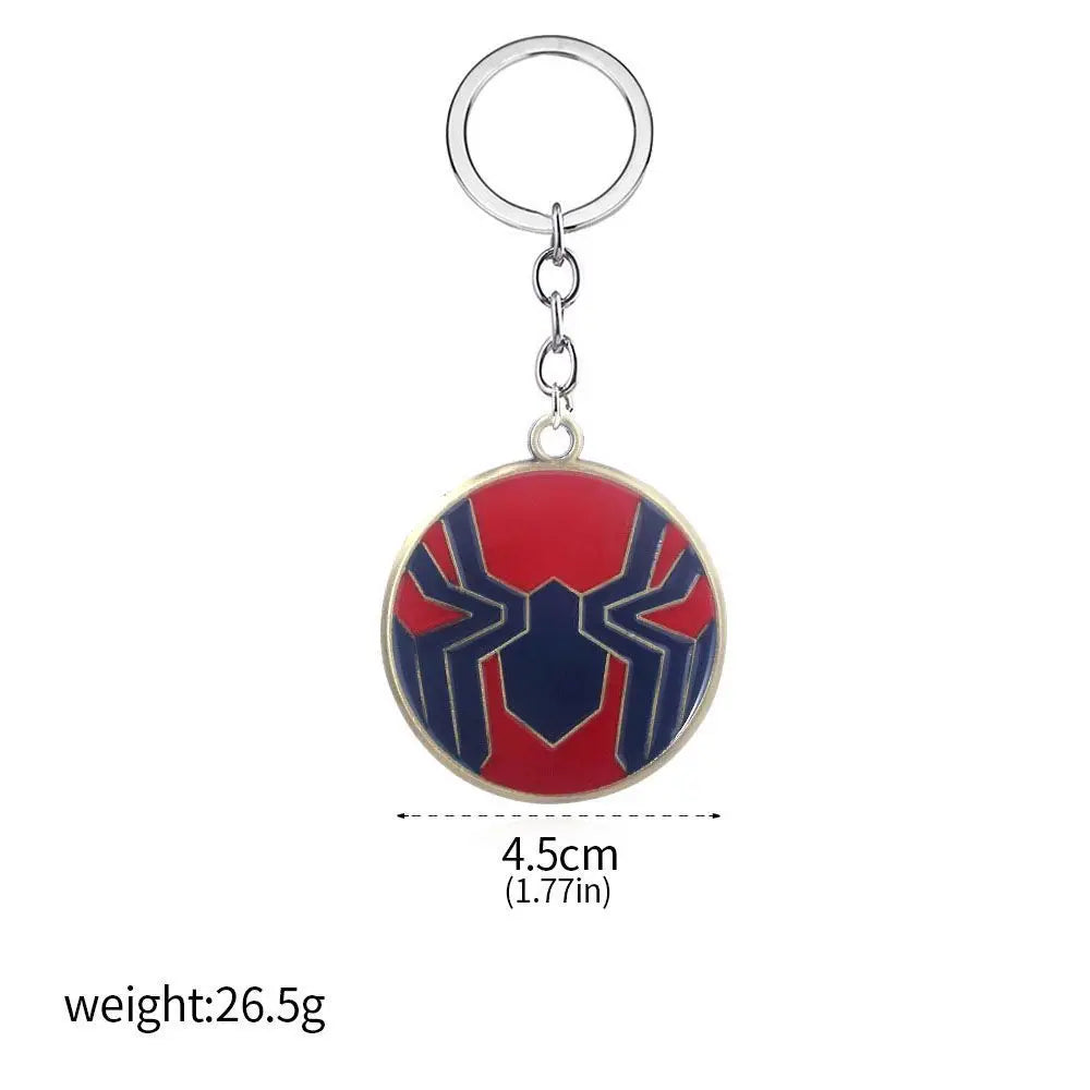 Rotatable Spider Keychain – Metal Backpack Accessory