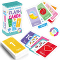 Montessori Flash Cards – 58-Piece Alphabet, Number & Shape Learning Set