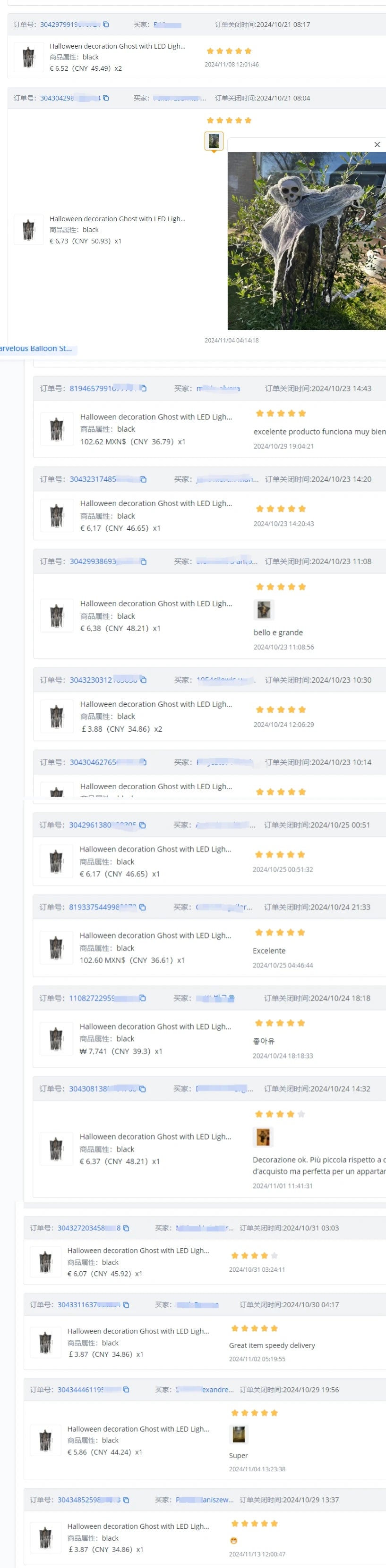 Hanging Halloween Ghost Decoration – LED Skeleton for Outdoor Decor