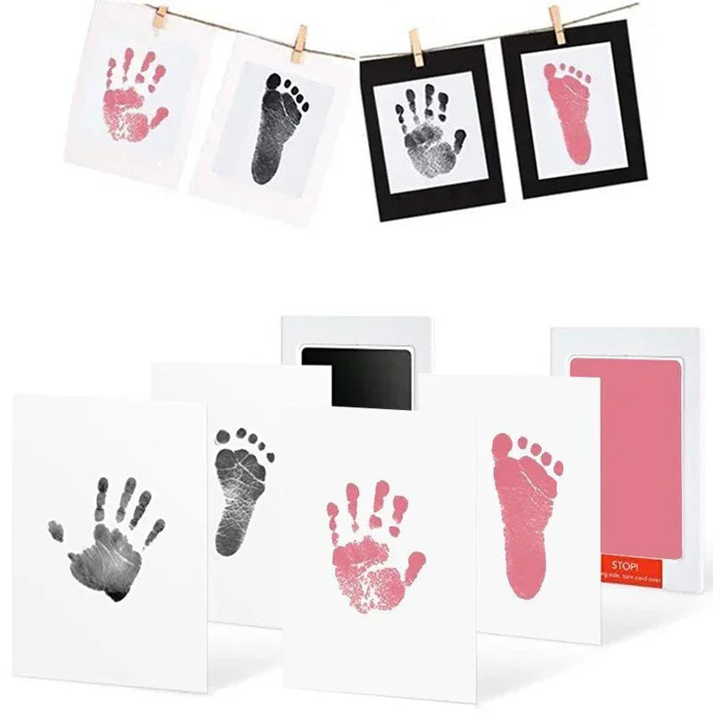 Baby Handprint Footprint Kit Inkless Newborn Keepsake 0-12 Months