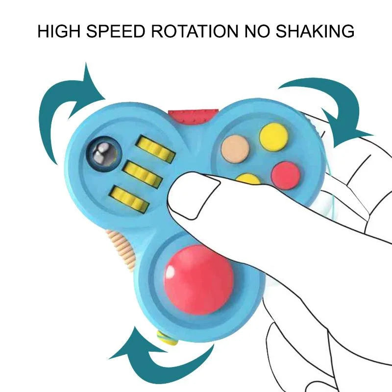 Fidget Stress Relief Toy – Rotating Sensory Fingertip Spinner