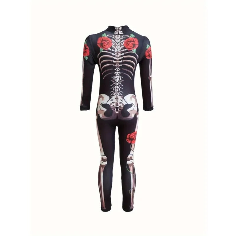 Ghost Bride Costume – Girls Halloween Skeleton Party Outfit