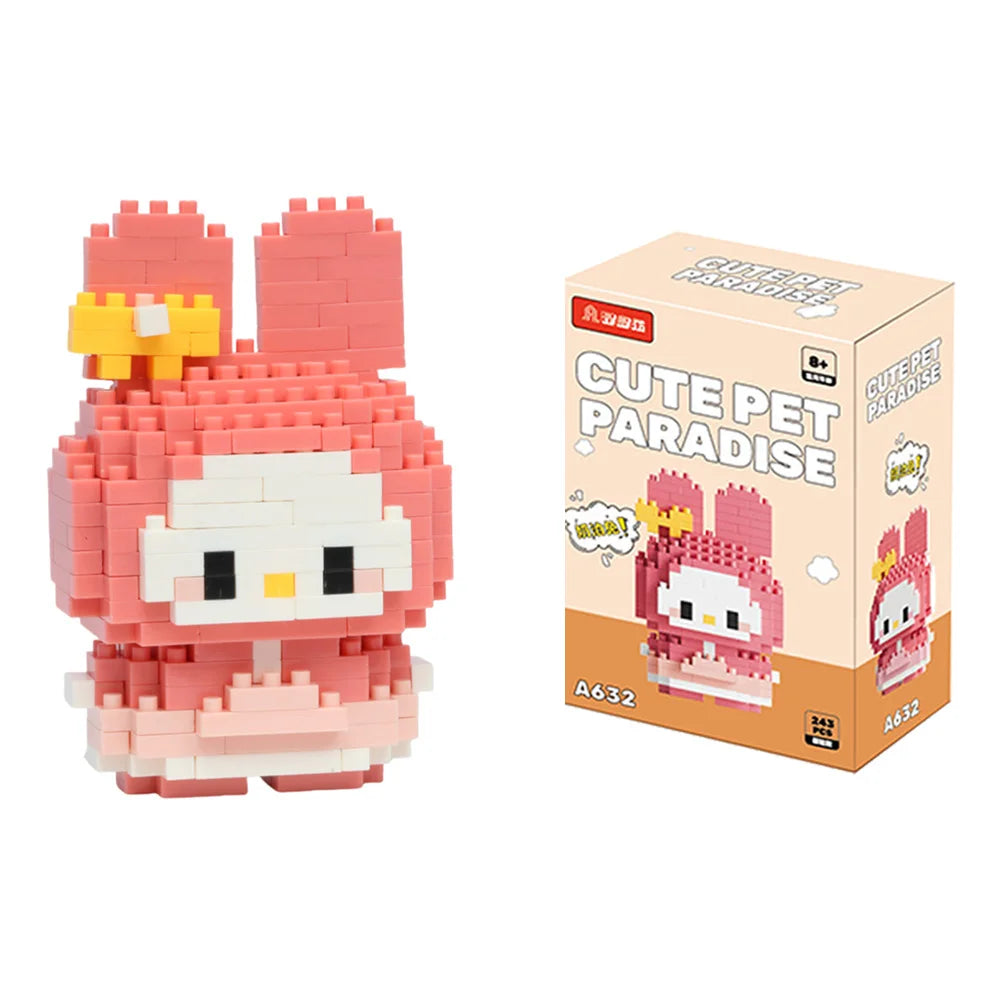 Cartoon Building Blocks – Mini ABS Assembly Brick Set