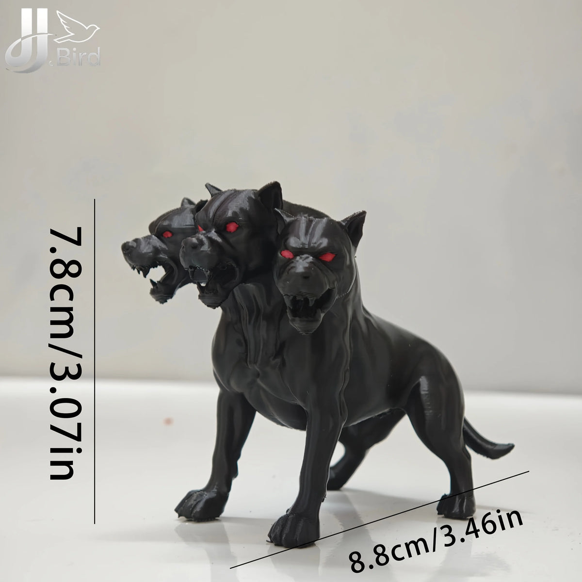 Three Headed Dog Statue – Gothic Halloween Decoration