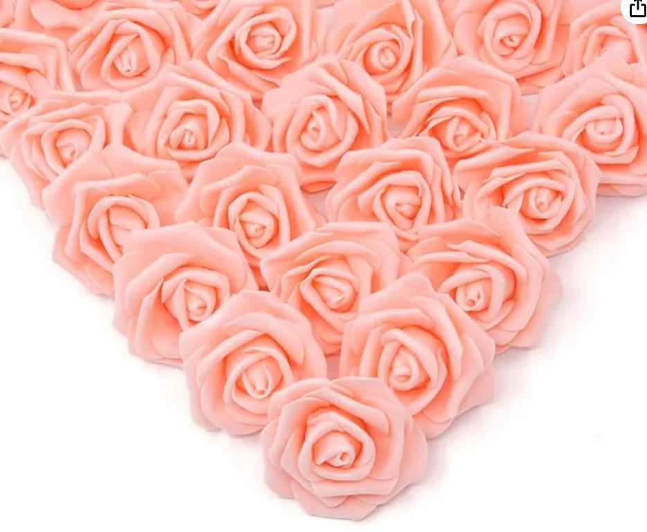 Artificial Rose Flowers – Foam Fake Roses for Home & Wedding Decor